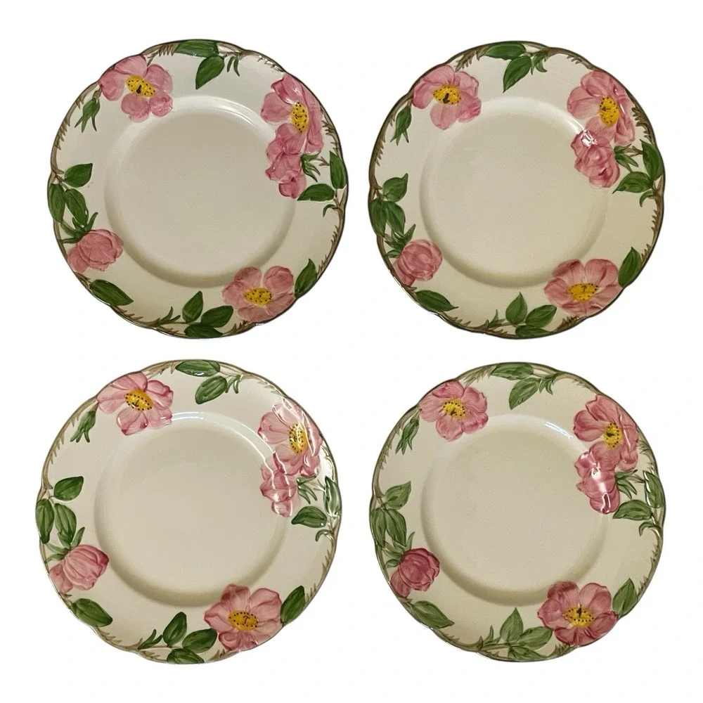 Franciscan Desert Rose Stoneware 20 Piece Set- Fruit, Bread, Salad, Dinner, Soup